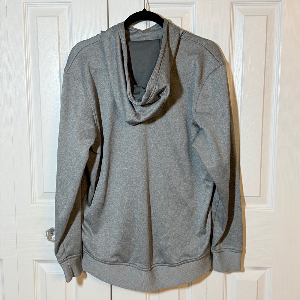 Under Armour Men's Gray Sweatshirt Sz M Orange Emblem AM - Picture 3 of 4
